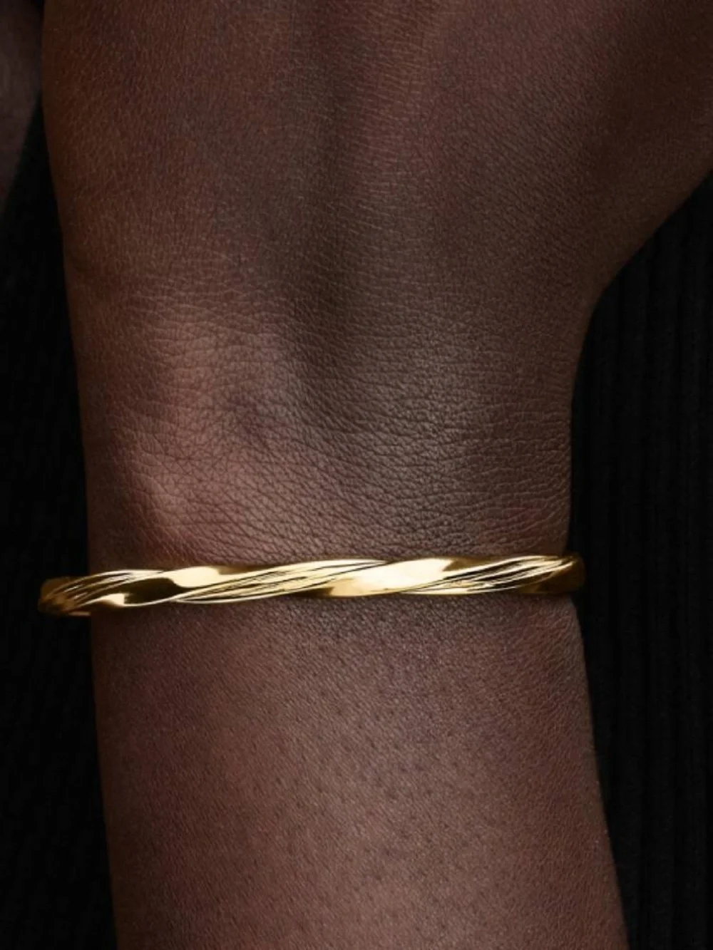 Pandora Twisted Open Bangle